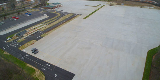 mecklenburg waste facility parking lot