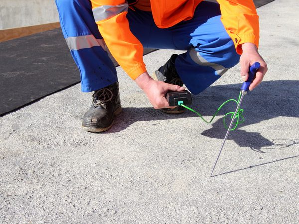 measuring ground temp - cold weather concreting